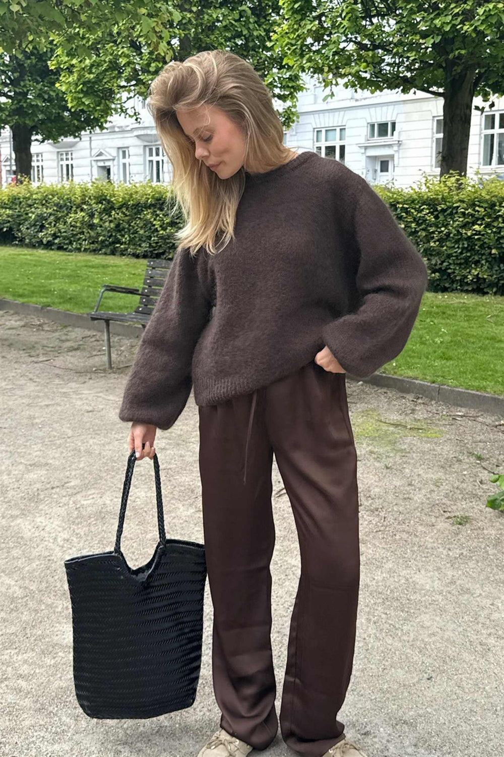 IdaIC Pullover - Dark Brown - Genser - Helt Dilla AS