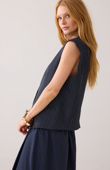 Gilet pinstripe Vest