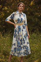 Noéline Eira Midi Dress Marine - Kjoler - Helt Dilla AS