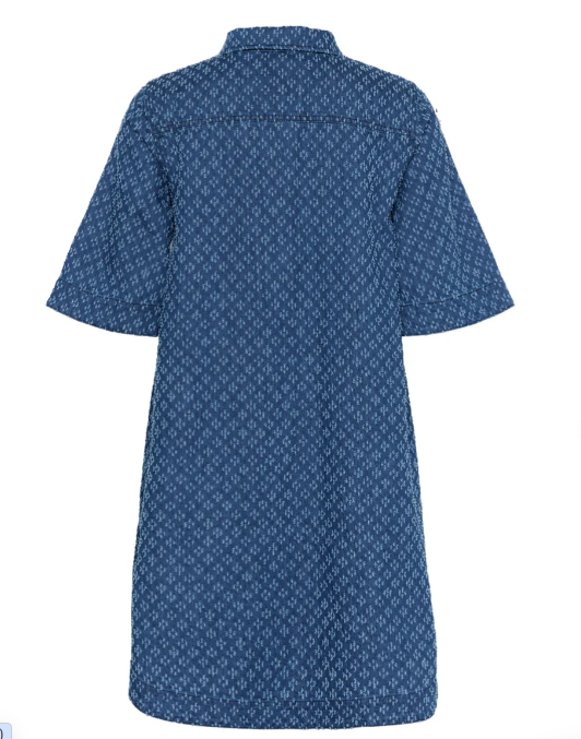 Sardia Kjole - Ditressed Blue Denim - Kjoler - Helt Dilla AS