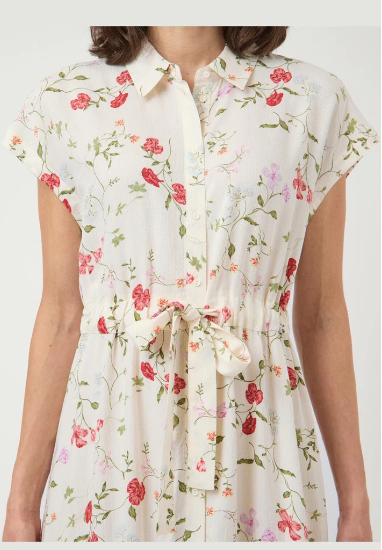 Yasasina midi belt dress - pristine/botaiia - Kjoler - Helt Dilla AS