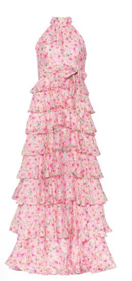 Angel Maxi Halterneck - garden serenade - Kjoler - Helt Dilla AS