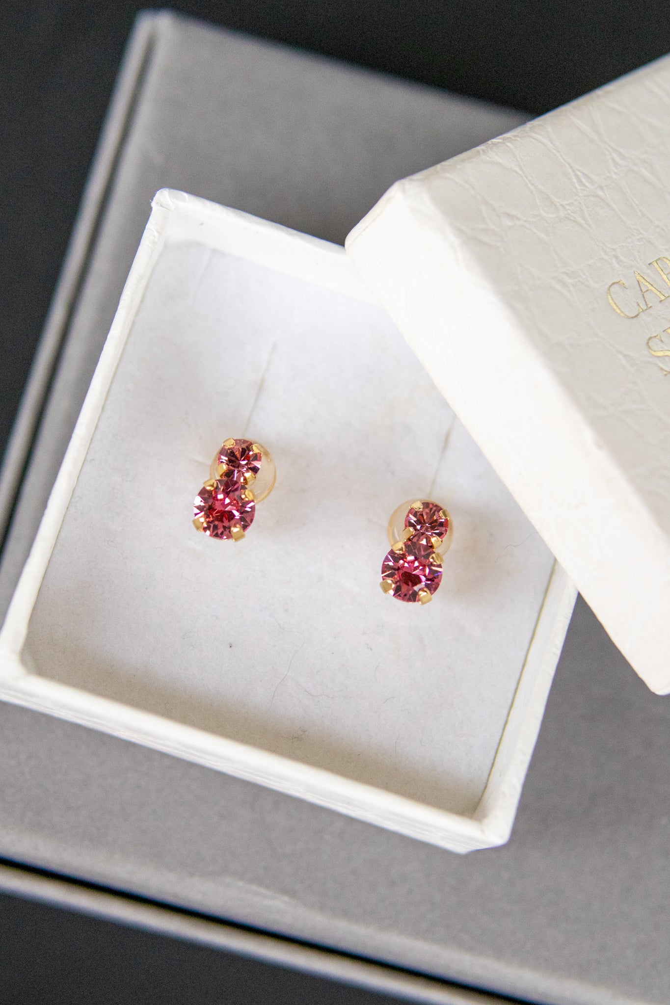 Leah earrings - rose combo - Tilbehør - Helt Dilla AS