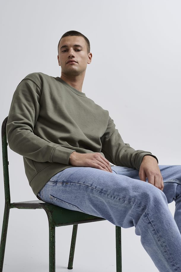 SDLENZ Crewneck Sweatshirt - Dusty Green