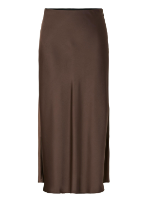 Pella hw Midi Skirt - Choccolate Brown
