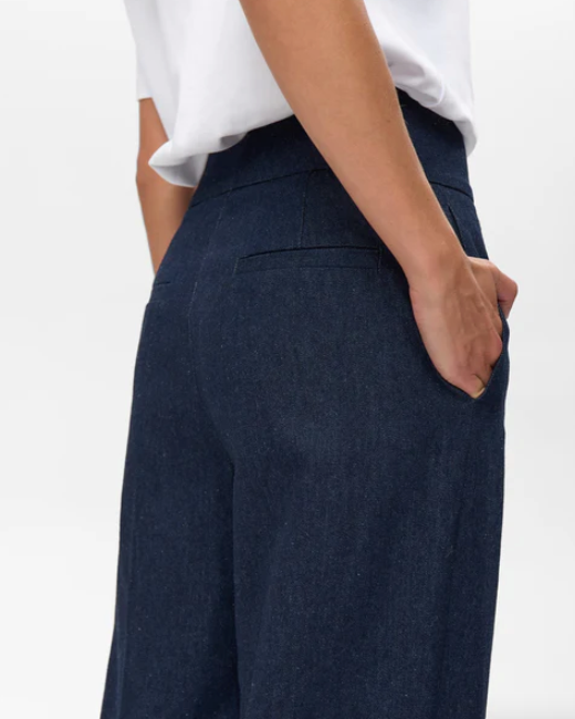 Bussy Denim Pant - Dark Blue Denim - Jeans - Helt Dilla AS