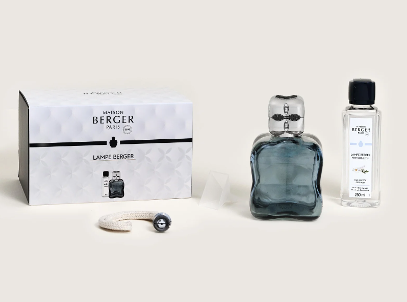 Cosy Blue lampe gavesett + 250ml Cosy Musk - Maison Berger Gavesett - Helt Dilla AS