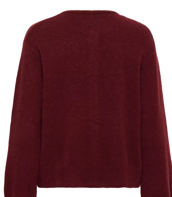Ninell cardigan - Tawny Port - Cardigans - Helt Dilla AS