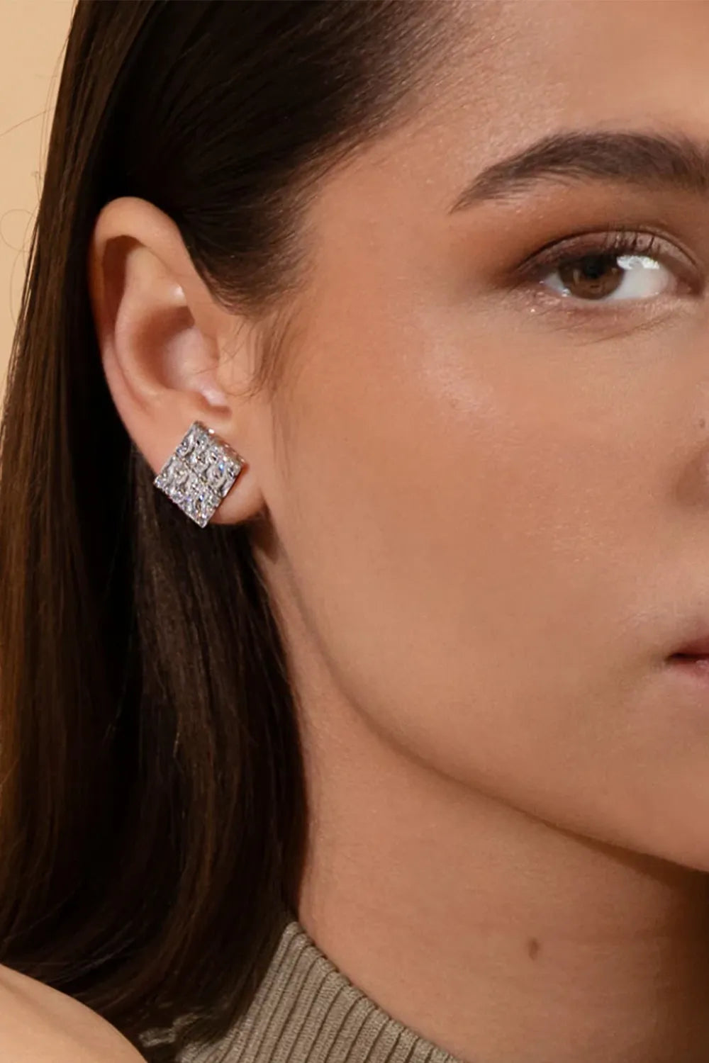 Evelyne Earrings / Crystal - silver - Tilbehør - Helt Dilla AS