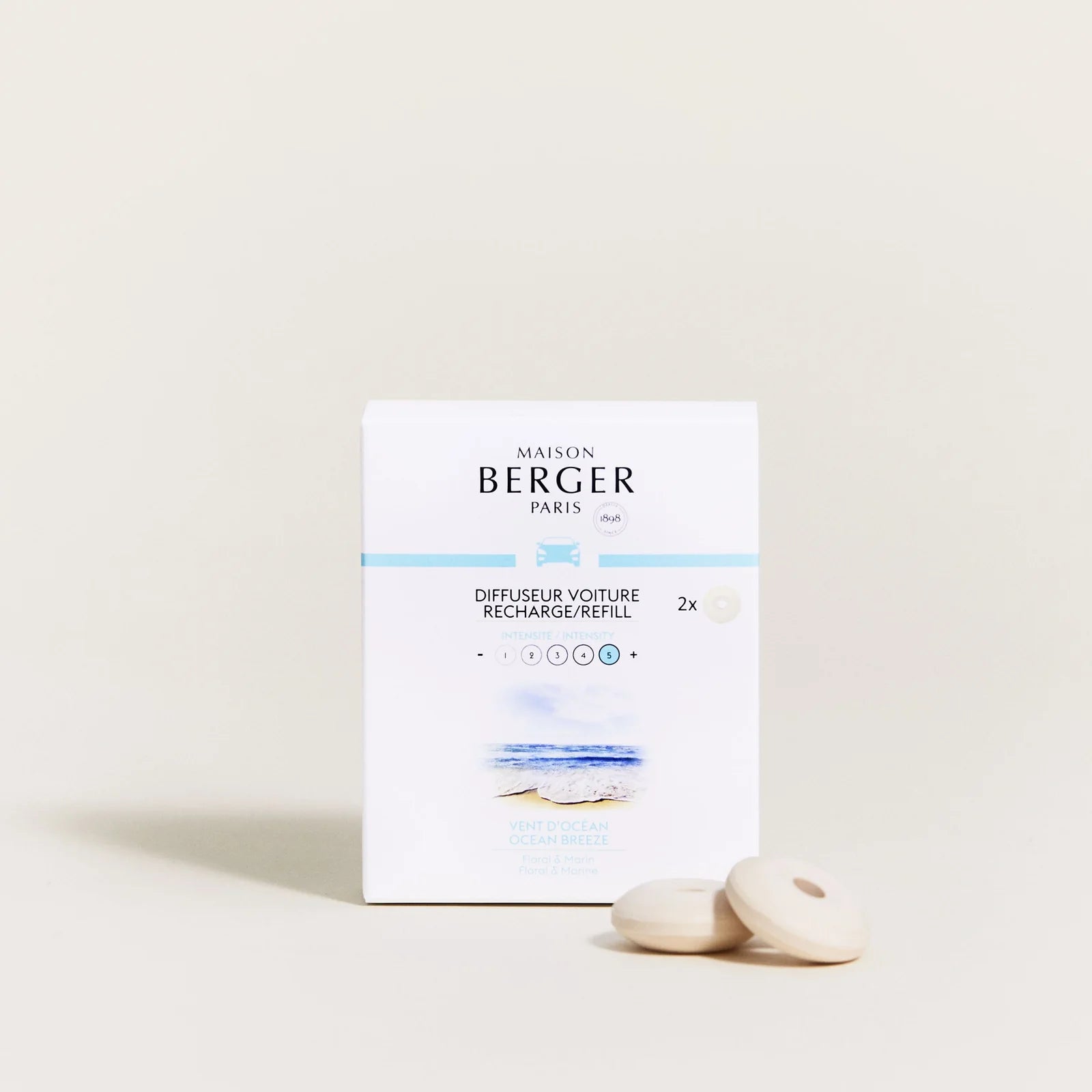 Car Diffuser Refill - Ocean Breeze - Tilbehør - Helt Dilla AS
