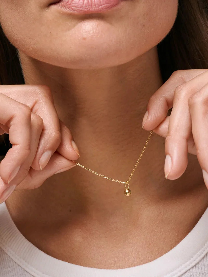 Necklace Balloon - Gull - Tilbehør - Helt Dilla AS