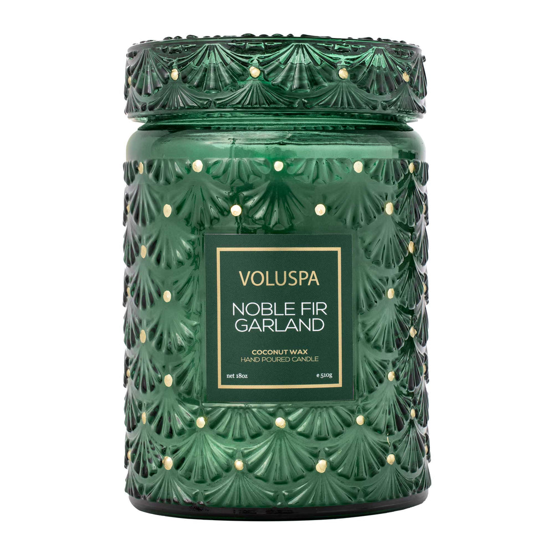 Noble Fir Garland 18oz Large Jar Candle - Tilbehør - Helt Dilla AS