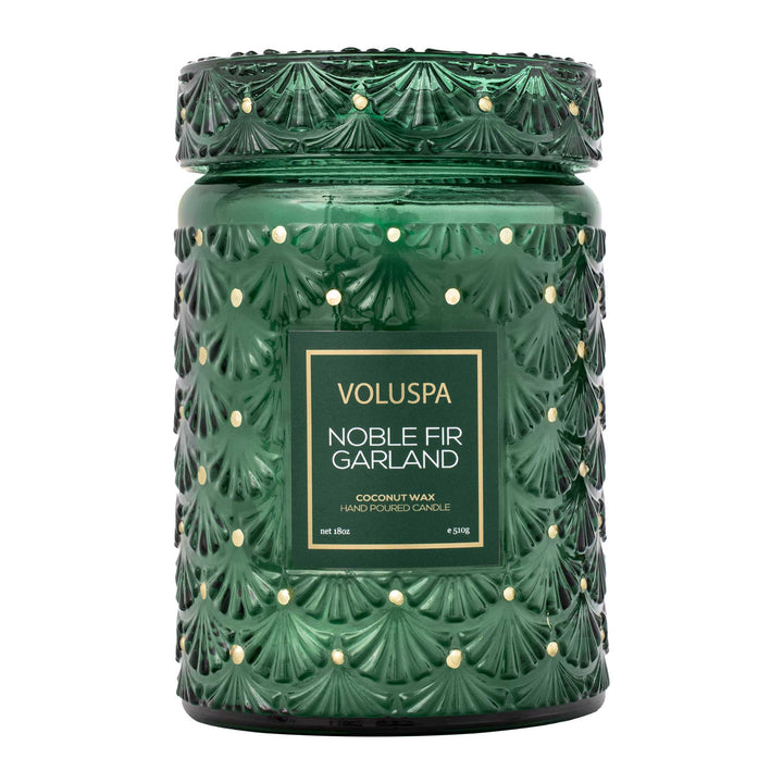 Noble Fir Garland 18oz Large Jar Candle - Tilbehør - Helt Dilla AS