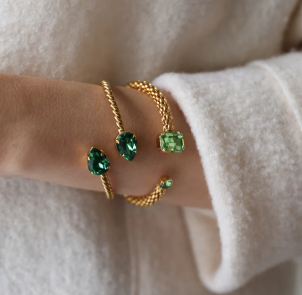 Mini Drop Bracelet - Majestic Green