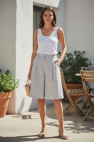 Tenna Bermuda - Light grey melange - Shorts - Helt Dilla AS