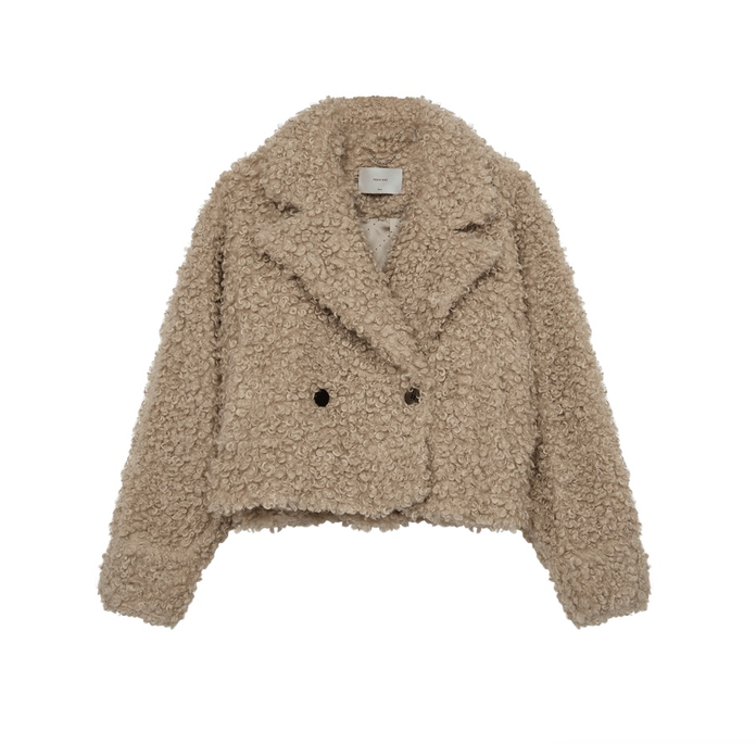 Curly Jacket - Peyote Melange