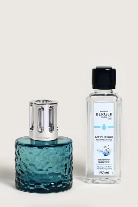 Mirage Blue Lampe + 250ml Bleu Séduction - Maison Berger Gavesett - Helt Dilla AS
