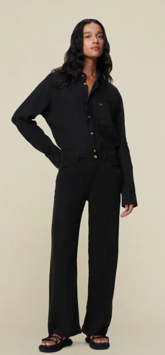 Culotte Linen - Black - Bukser - Helt Dilla AS