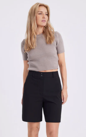 Laura Midi Shorts - Black - Shorts - Helt Dilla AS