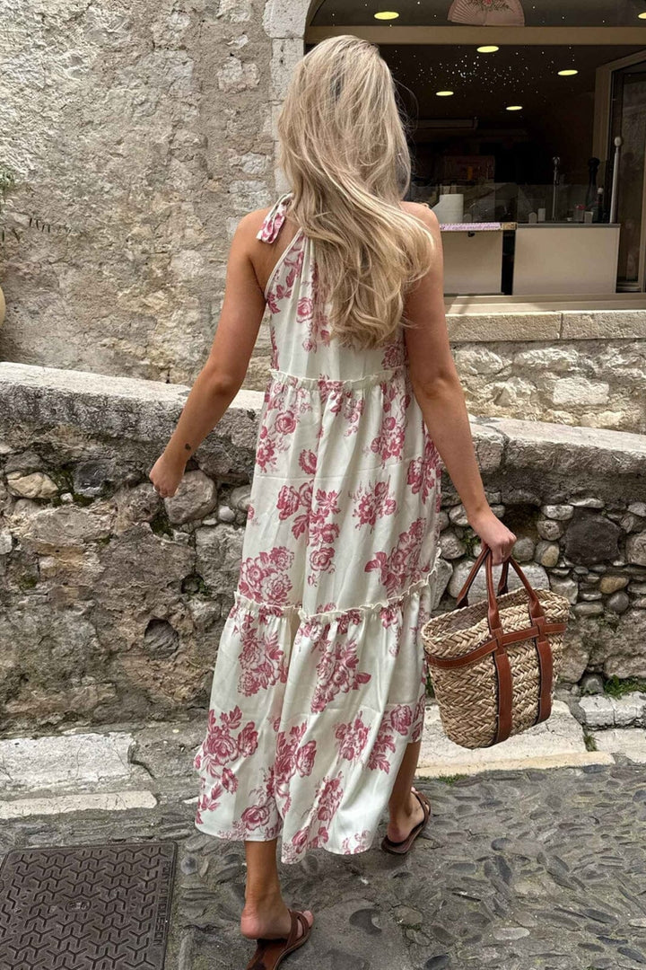 AbbilC Long Dress - Vintage Rose