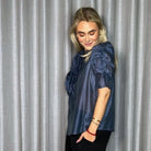 Annsofi Blouse - Dusty Blue - Bluser - Helt Dilla AS