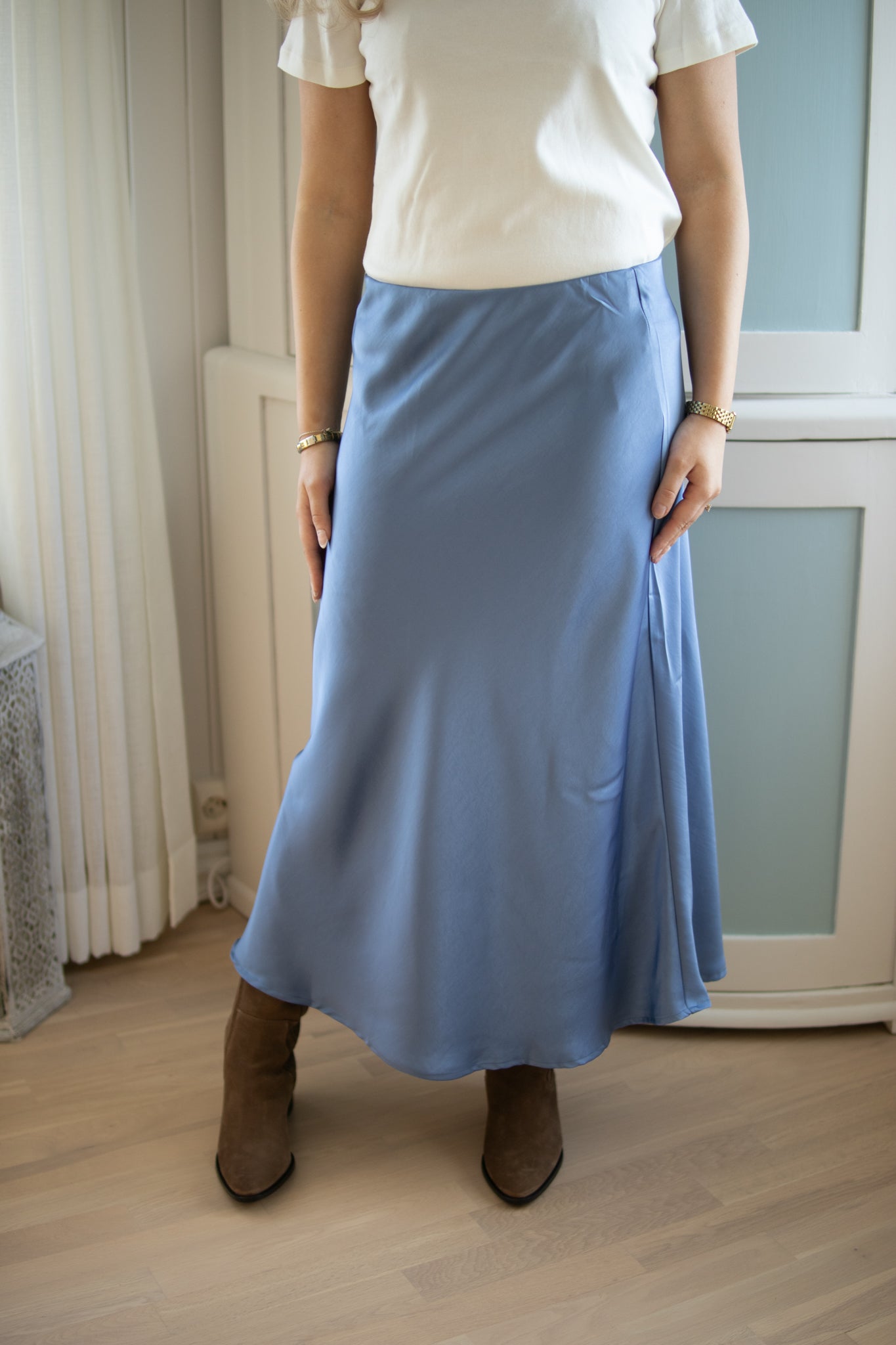 Bovary Skirt - Smoke Blue - Skjørt - Helt Dilla AS