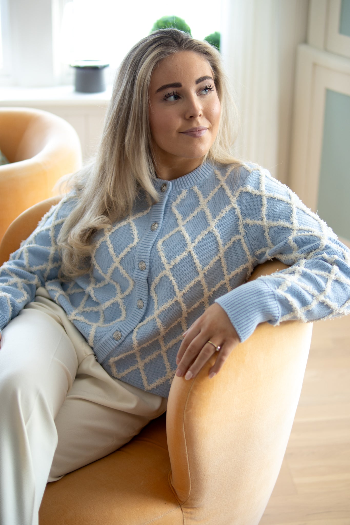 Zigly Knit Cardigan - Skyway - Cardigans - Helt Dilla AS