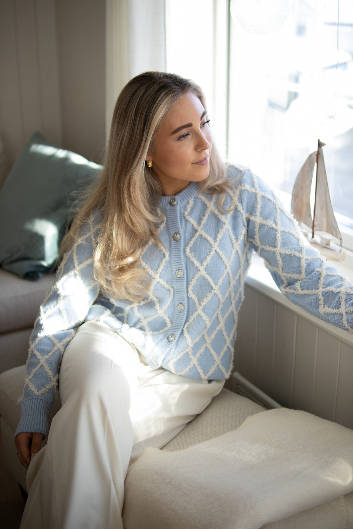 Zigly Knit Cardigan - Skyway - Cardigans - Helt Dilla AS