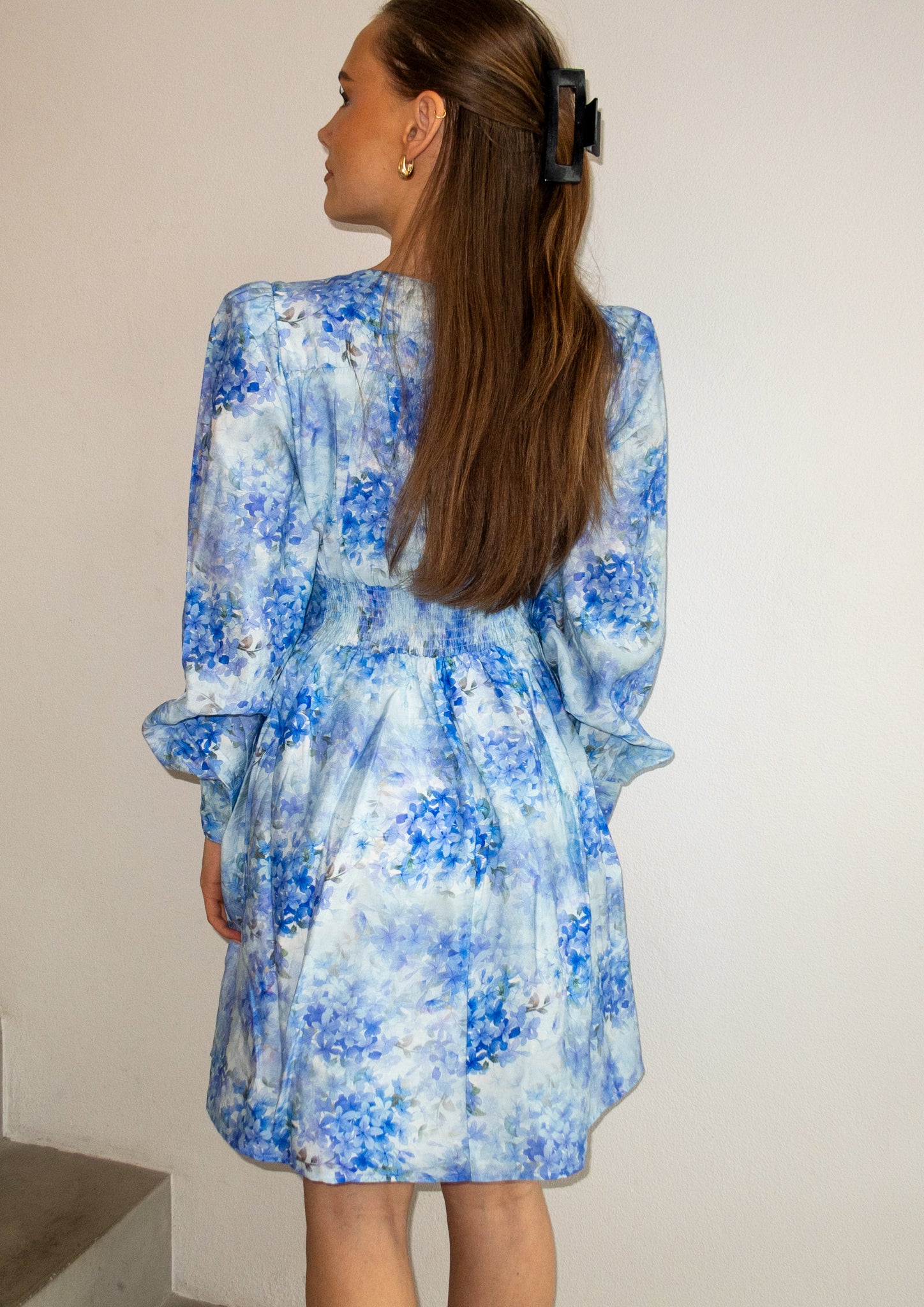 Sasha Dress - Blue Flower - Kjoler - Helt Dilla AS