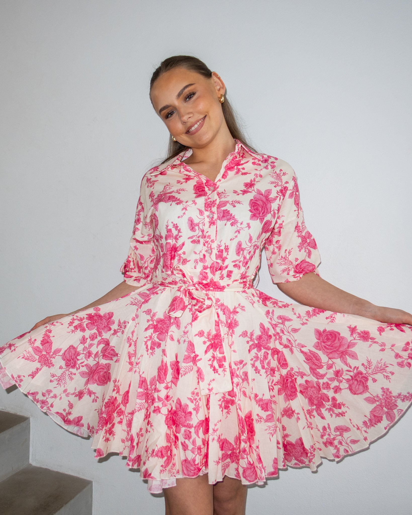 Gatinara dress - pink - Kjoler - Helt Dilla AS