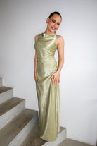 Florentina dress - sage green - Kjoler - Helt Dilla AS