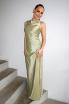 Florentina dress - sage green - Kjoler - Helt Dilla AS