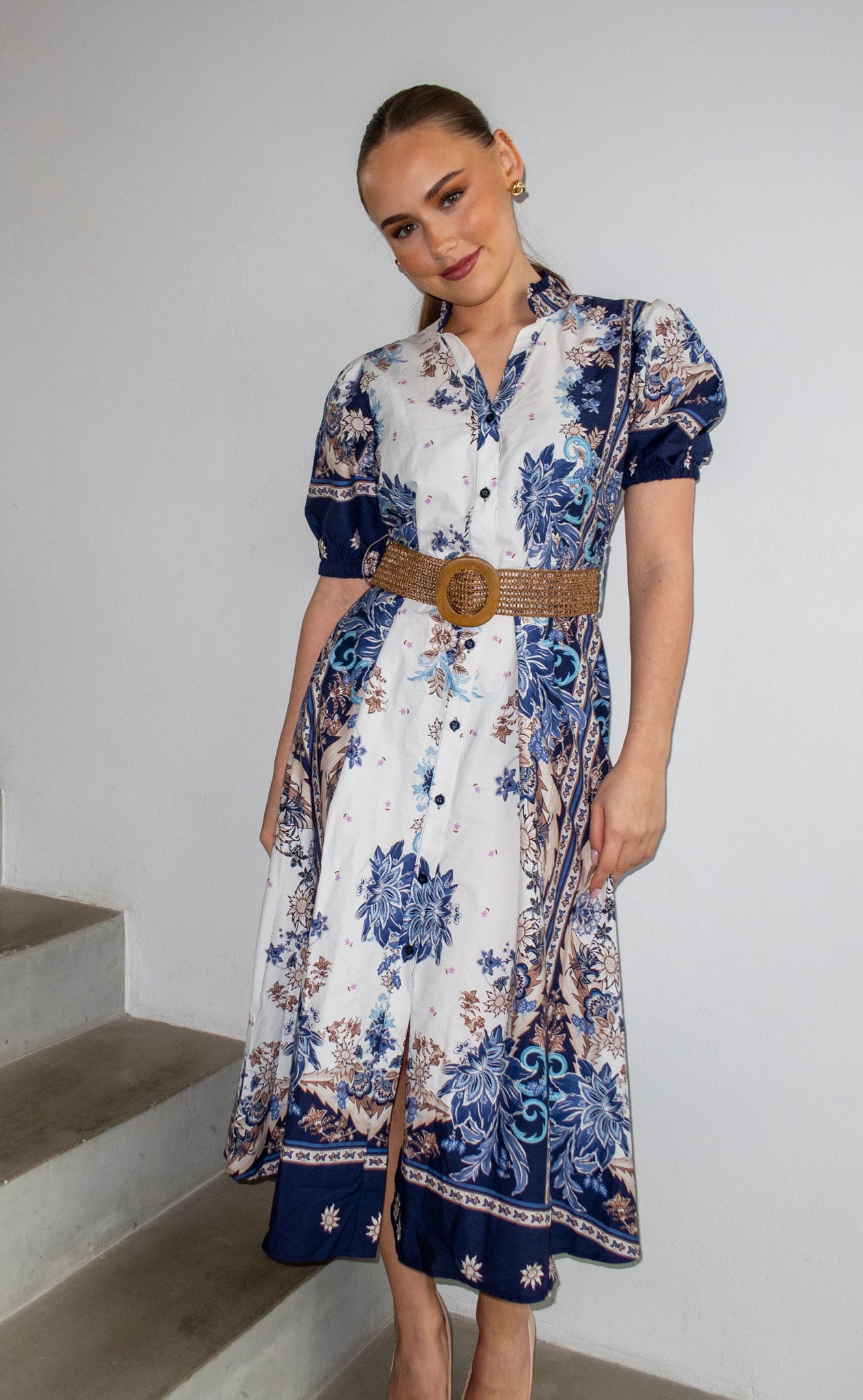 From Paris with Love kjole - ocean blue dress - Kjoler - Helt Dilla AS