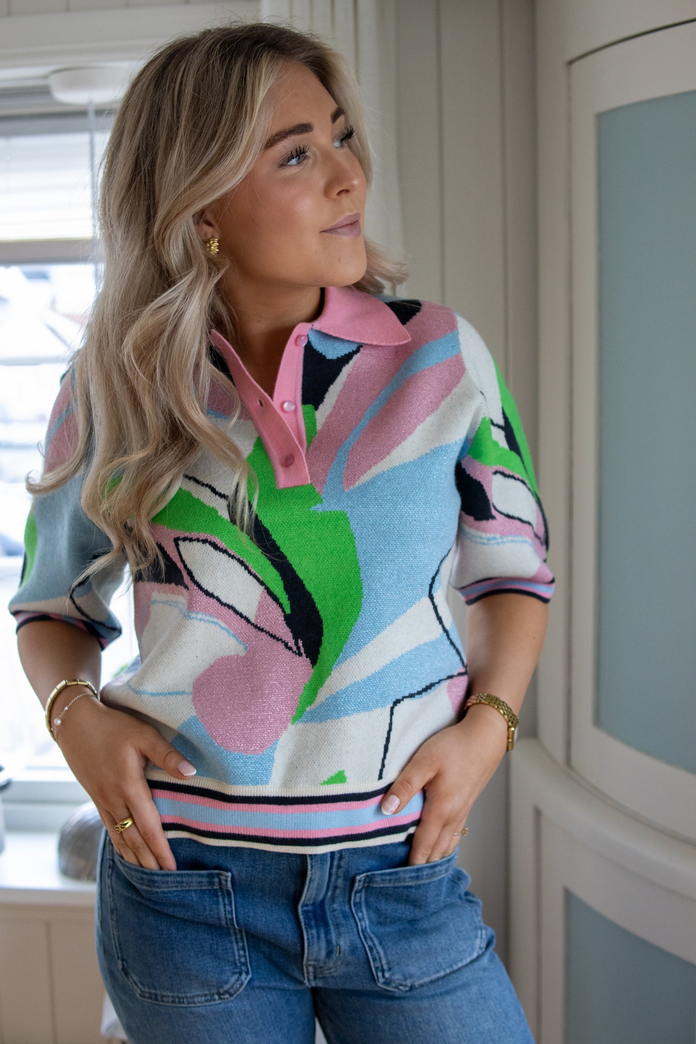 NuAdeline Pullover - Peony - T-skjorter - Helt Dilla AS