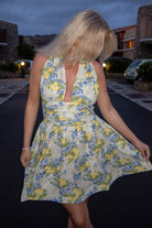 Liora Dress - LEMON AOP - Kjoler - Helt Dilla AS