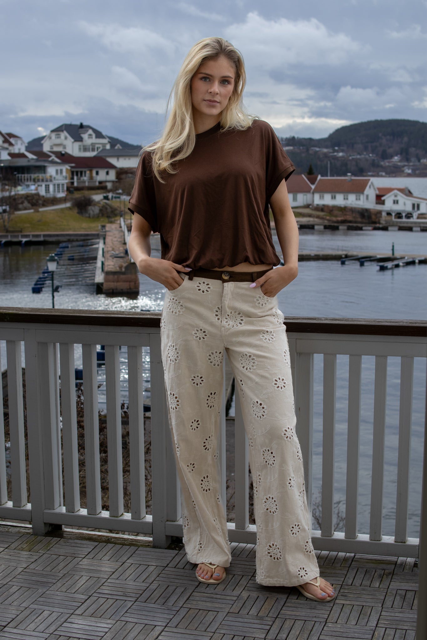 NuEnora Pants - Irish Cream - Bukser - Helt Dilla AS