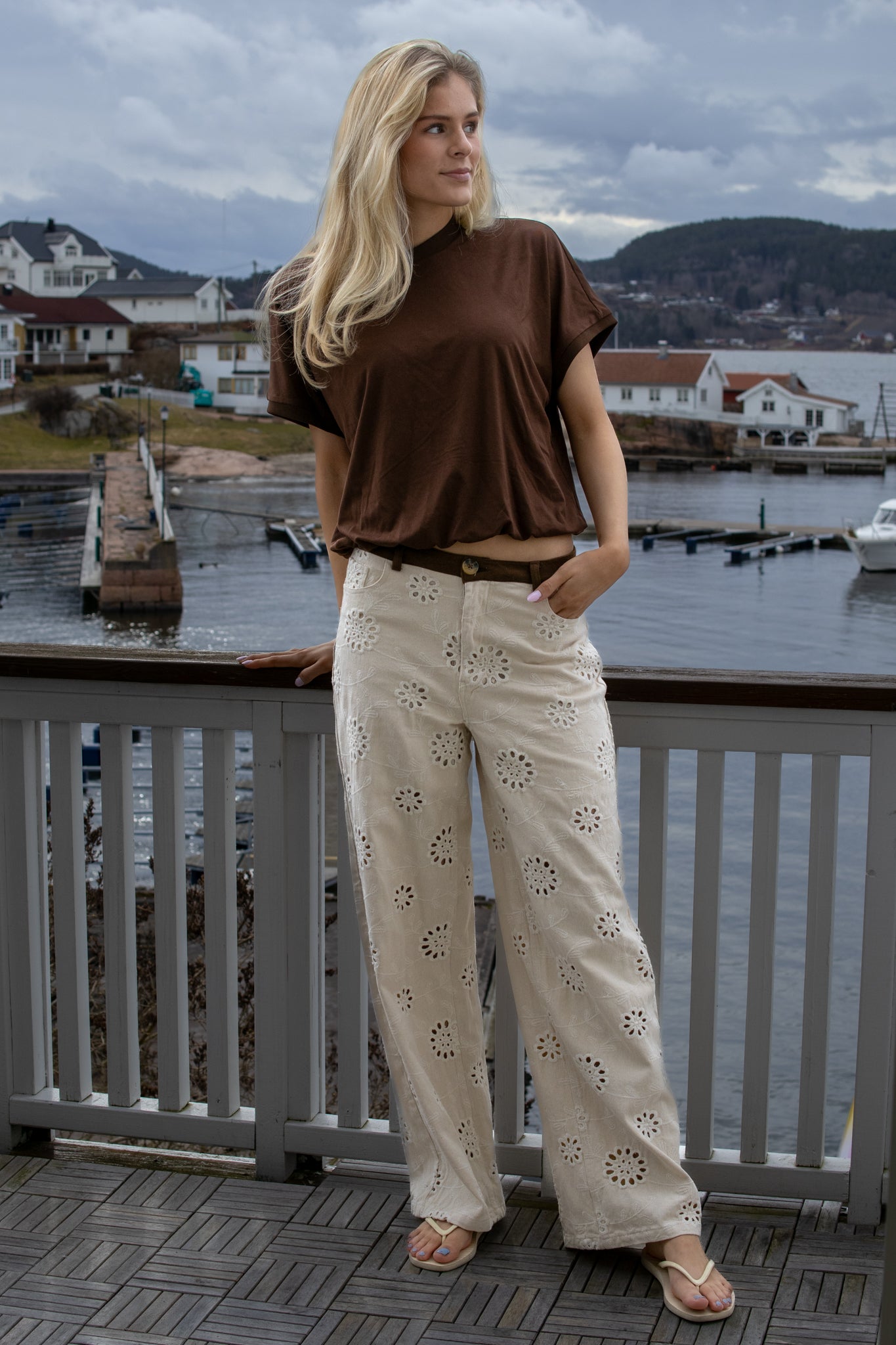 NuEnora Pants - Irish Cream - Bukser - Helt Dilla AS