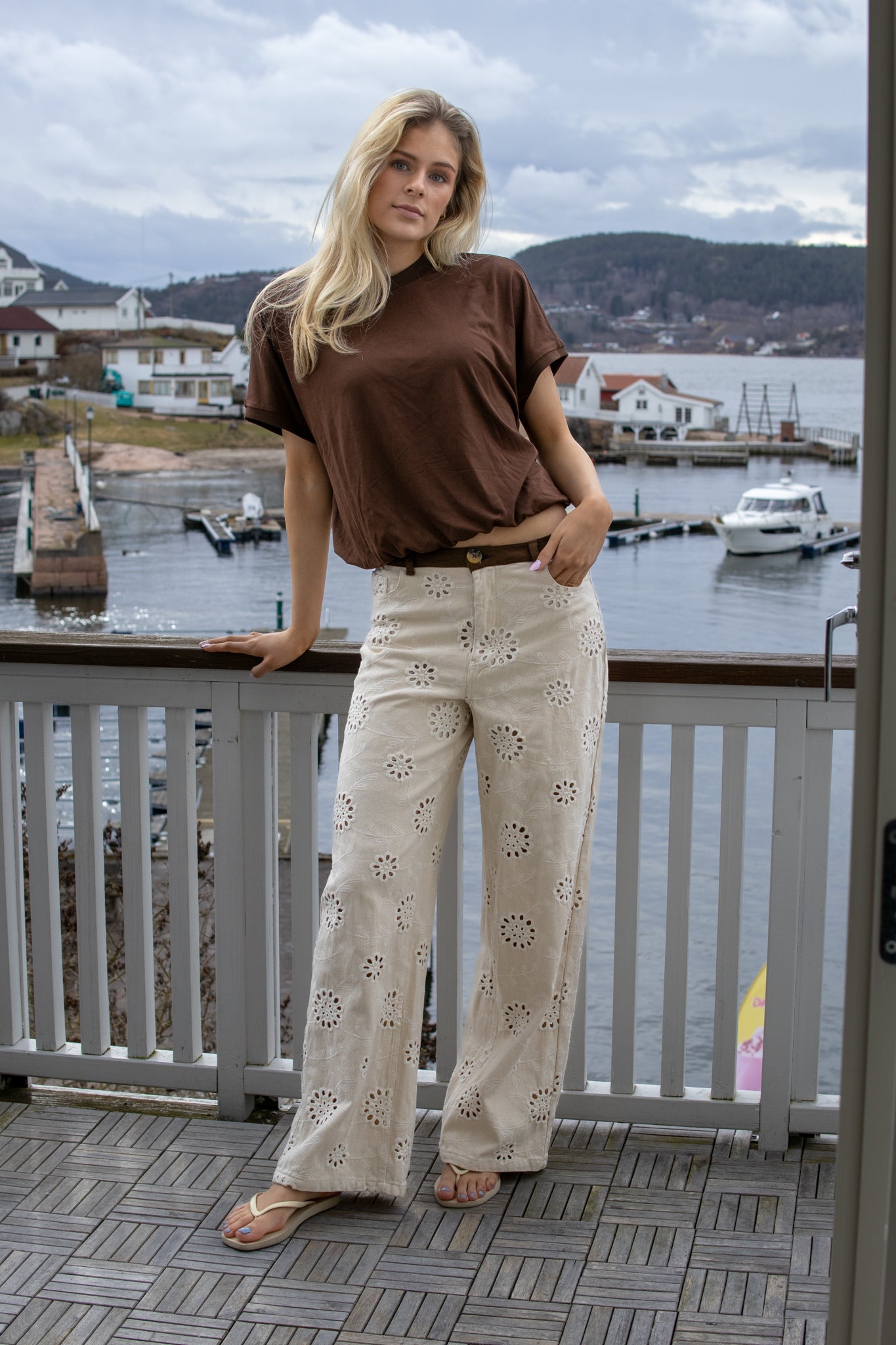 NuEnora Pants - Irish Cream - Bukser - Helt Dilla AS