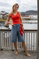 NuCerys Cropped Top - Cayenne - T-skjorter - Helt Dilla AS