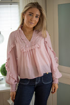 Nana Blouse - Pale Pink - Bluser - Helt Dilla AS