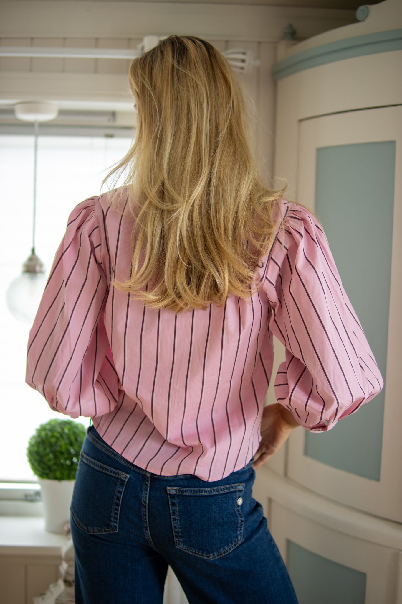 Anais Skjorte - Pink Stripe - Skjorter - Helt Dilla AS