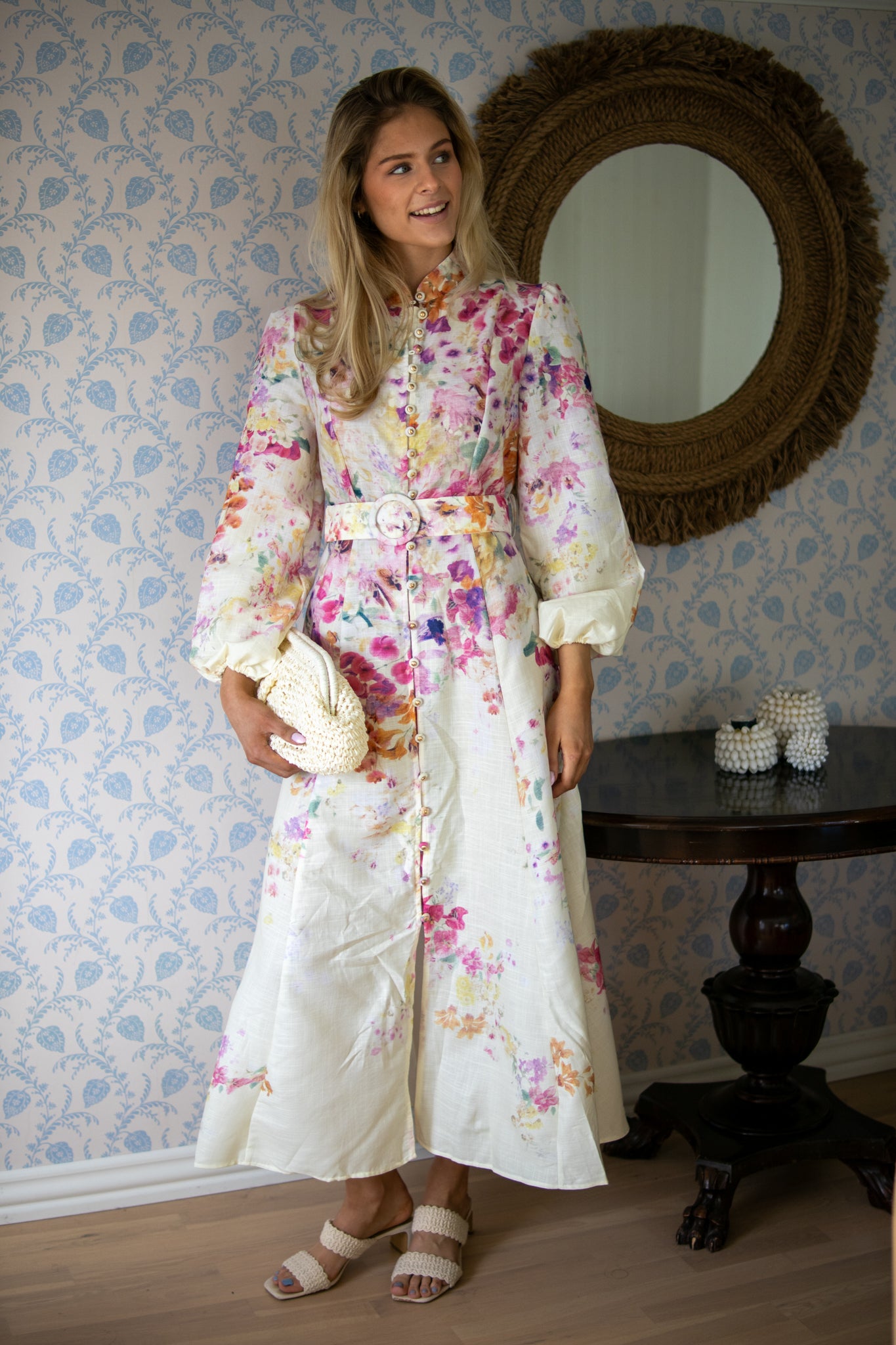 From Paris With Love Kjole - Jaune Flower - Kjoler - Helt Dilla AS