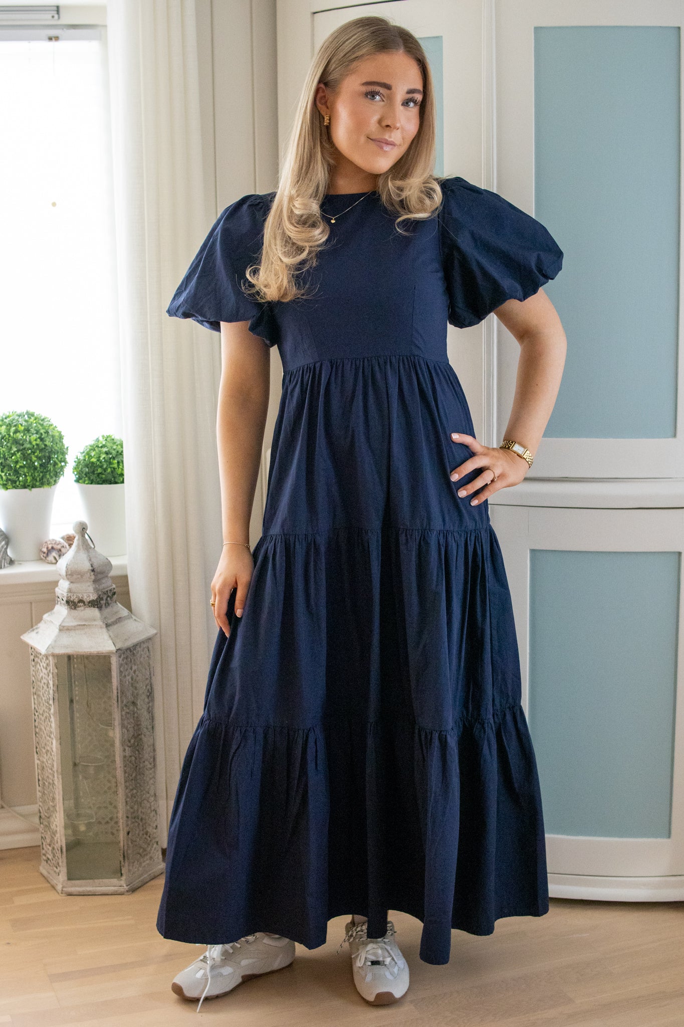 YasColea SS Ankle Dress - Navy Blazer - Kjoler - Helt Dilla AS