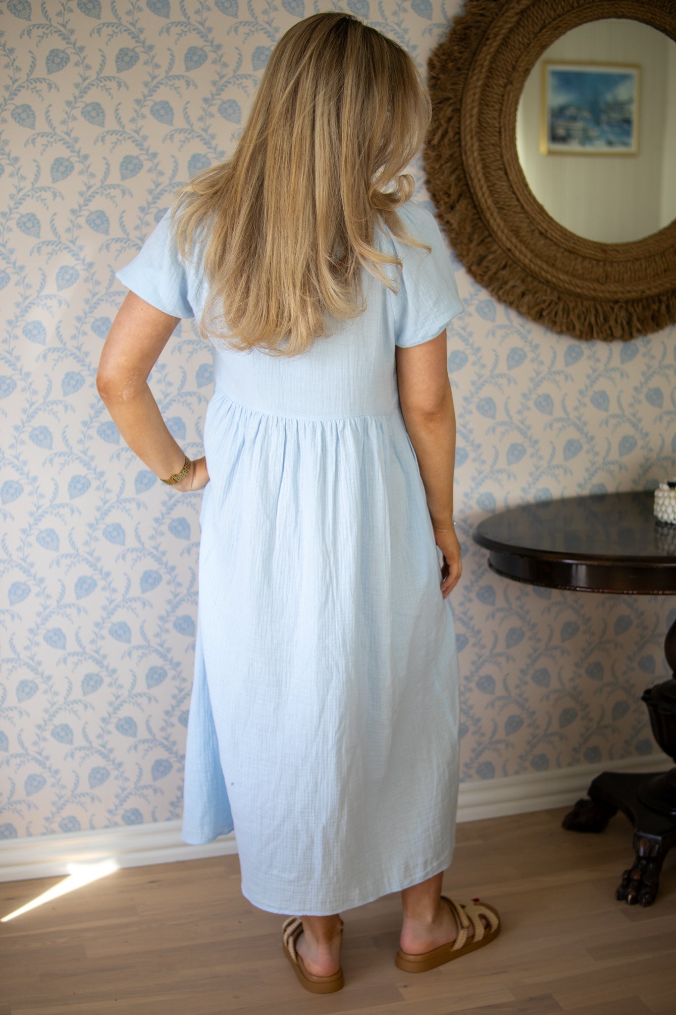 Nissi Dress - Blue - Kjoler - Helt Dilla AS