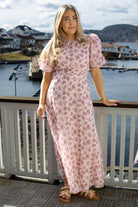 Kikka Chiffon Flowers Dress - Rose - Kjoler - Helt Dilla AS