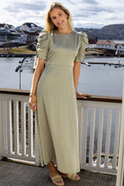 Benuit Solid Dress - light green - Kjoler - Helt Dilla AS