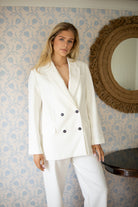 Frida Dressjakke - Cream - Blazer - Helt Dilla AS