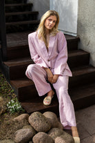 Ursula Linen Trousers - Pink - Bukser - Helt Dilla AS