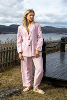 Ursula Linen Trousers - Pink - Bukser - Helt Dilla AS