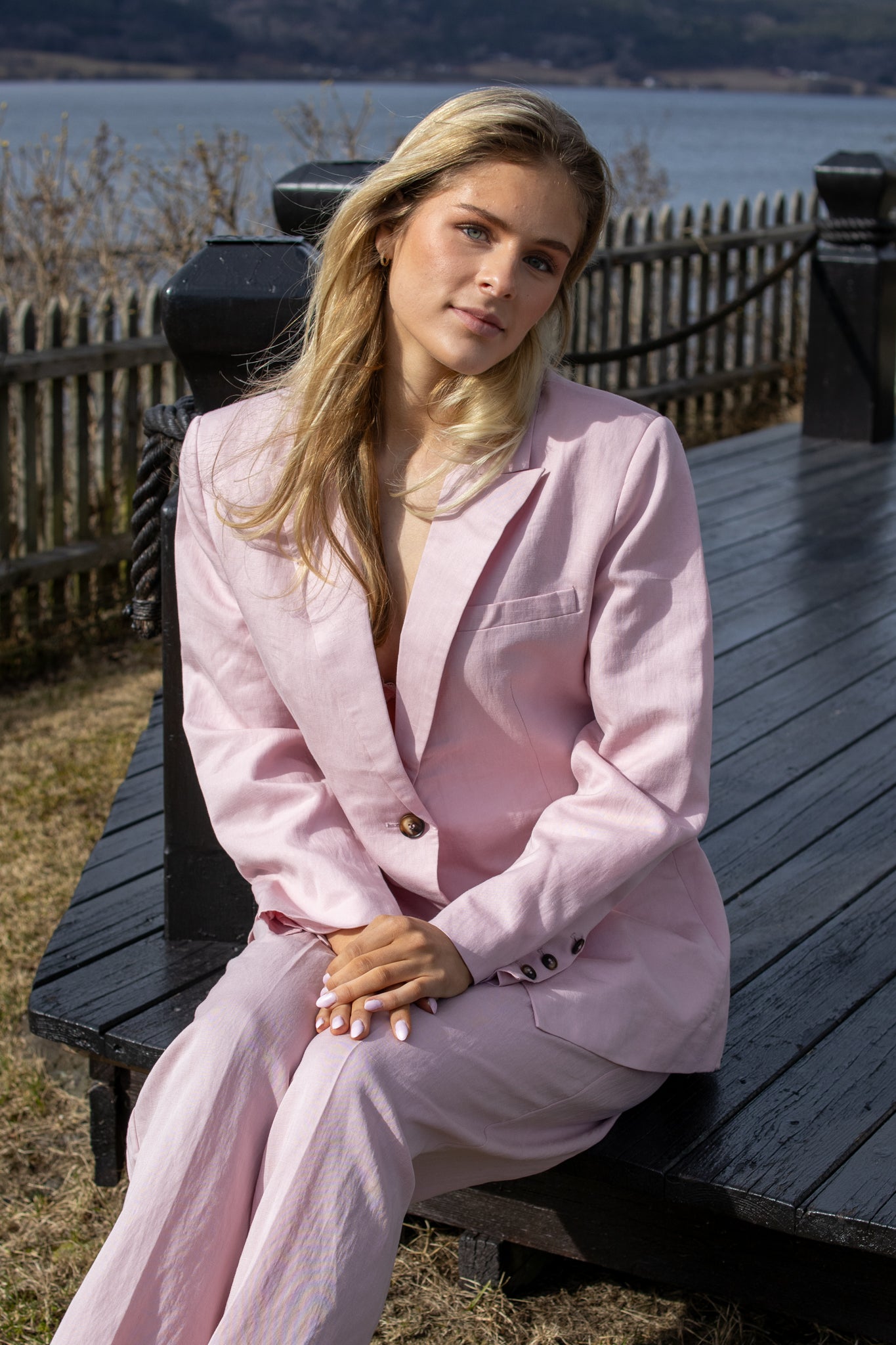 The Kid Linen - Pink - Blazer - Helt Dilla AS
